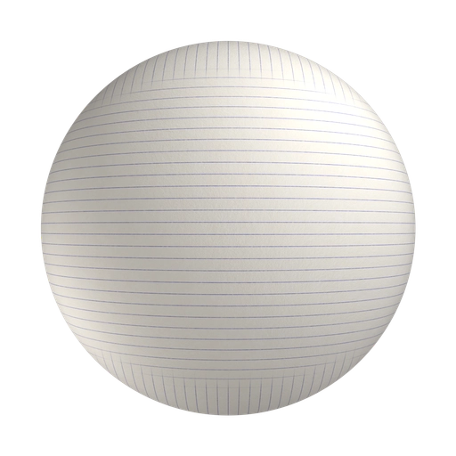 Lined Paper 3D material