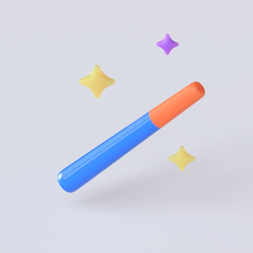 Magic Wand Icon 3D model