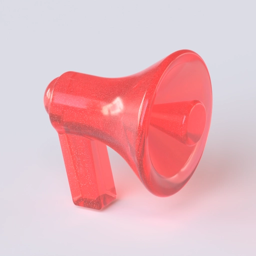 Megaphone 3D model