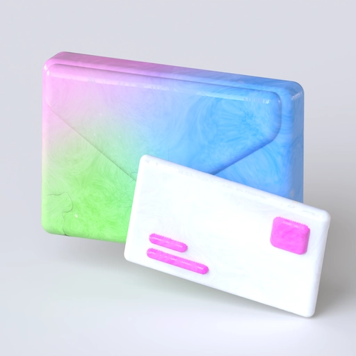 Message Icon 4 3D model