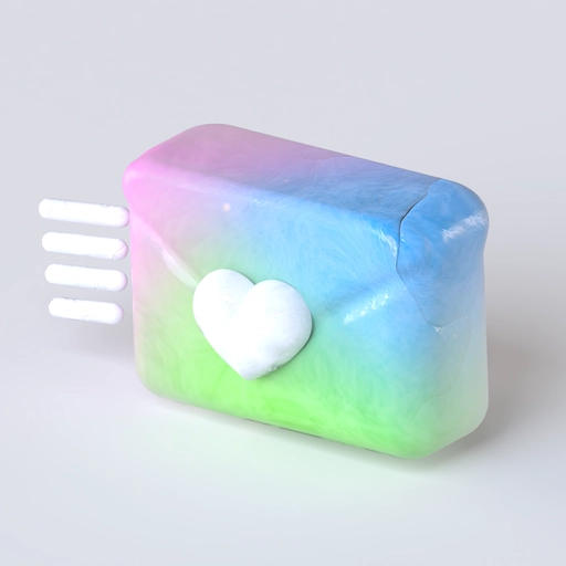 Message Icon 7 3D model
