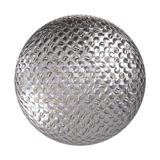 Metal Bubble Wrap 1 3D material