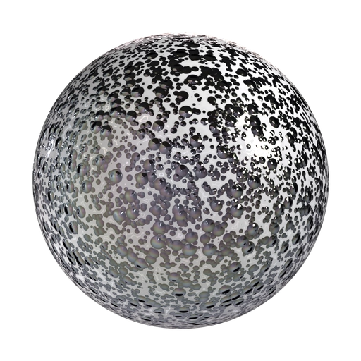 Metal Bubbles 3D material