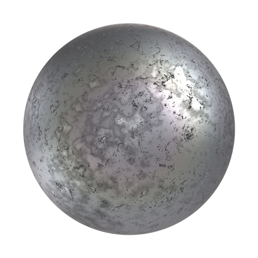 Metal Scratched Rusty 3 3D material