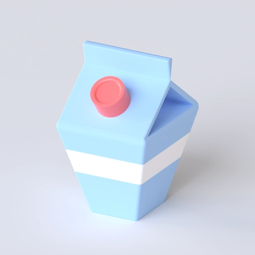 Milk Carton 2 3D model