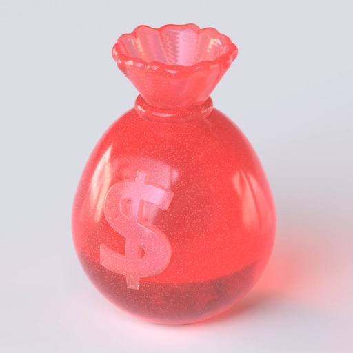 Money Bag 3D model