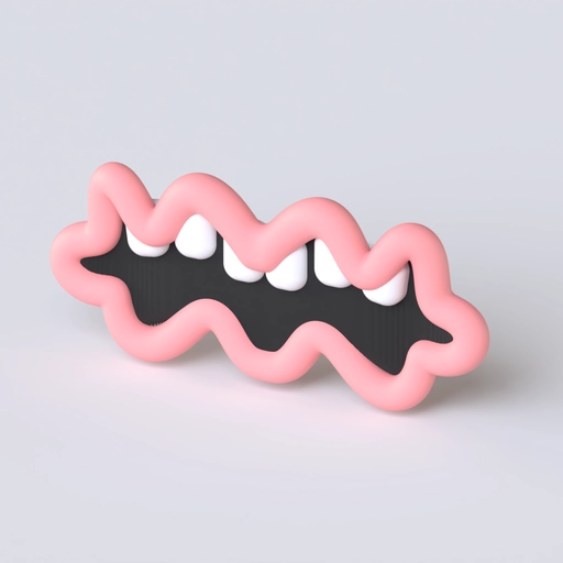 Mouth 6 3D model