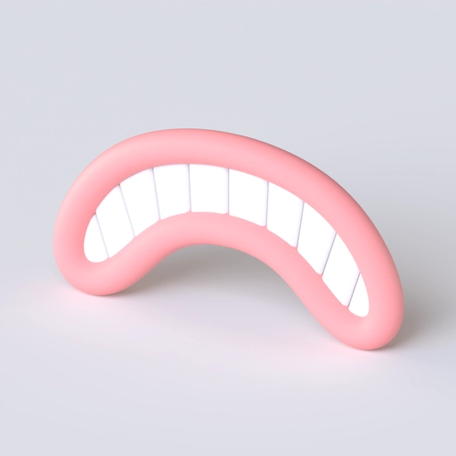 Mouth 8 3D model