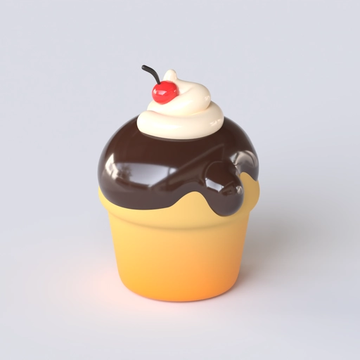 Muffin 3D model
