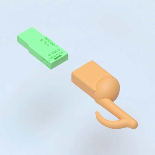 Music Not USB Case 3D model
