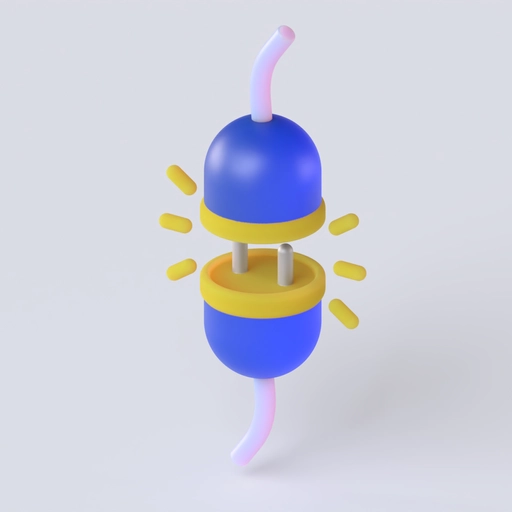Not Connected Icon 3D model