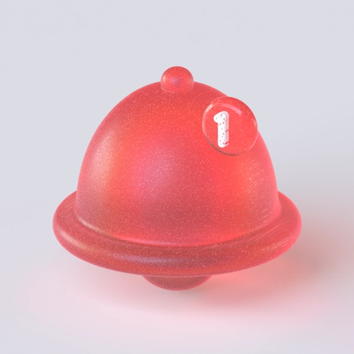 Notification Icon 3D model
