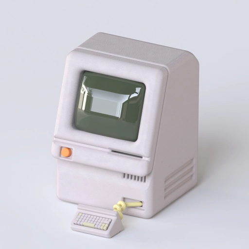 Old PC 3D model