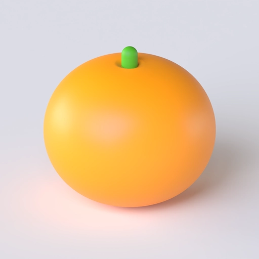 Orange 3D model
