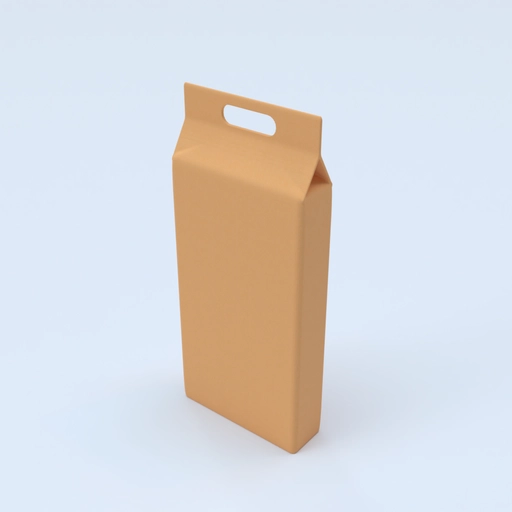 Packaging flexible packaging plastic bag mockup 603810 3D model