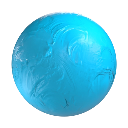 Paint 2 Blue 3D material