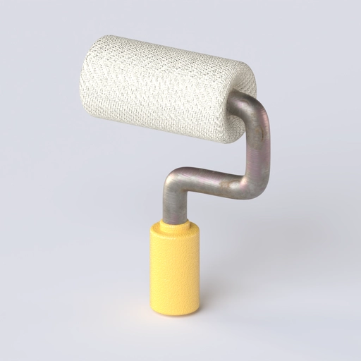 Paint Roller 3D model