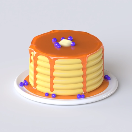 Pancakes 3D model