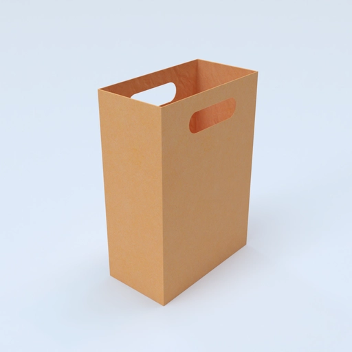Paper Bag with Handle Mockup 220016 3D model
