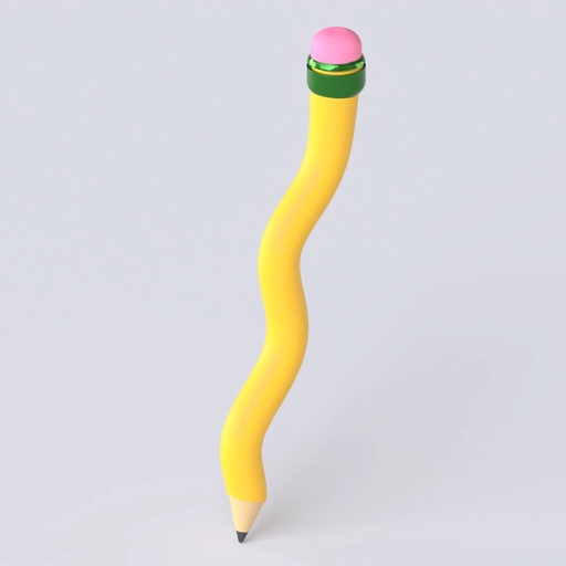 Pencil 3 3D model