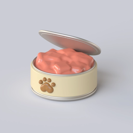Pet Food Can 3D model