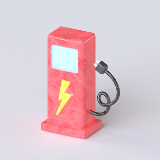 Petrol Pump 3D model