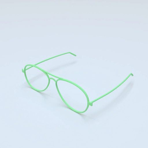 Pilot Glasses 3D model