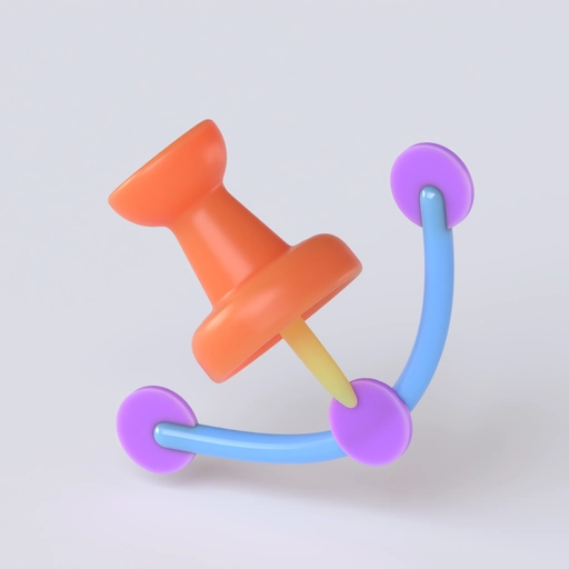 Pin Icon 3D model