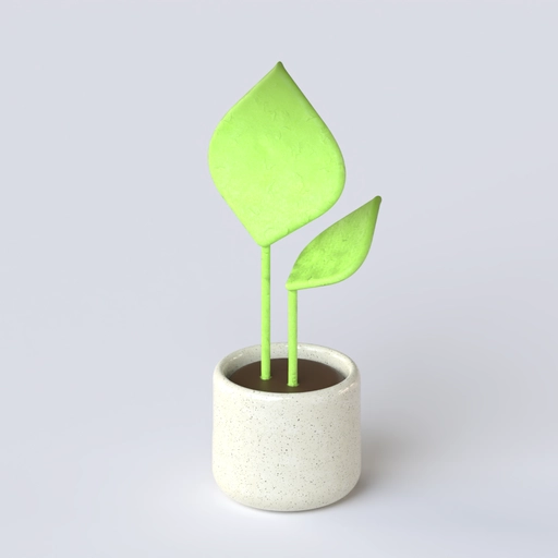 Plant 6 3D model