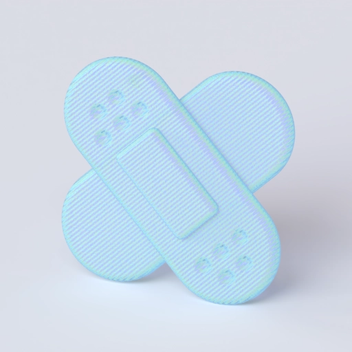 Plaster Icon 3D model