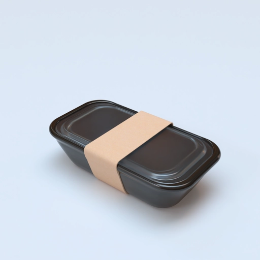 Plastic boxes flexible packaging sleeve mockup 602960 3D model