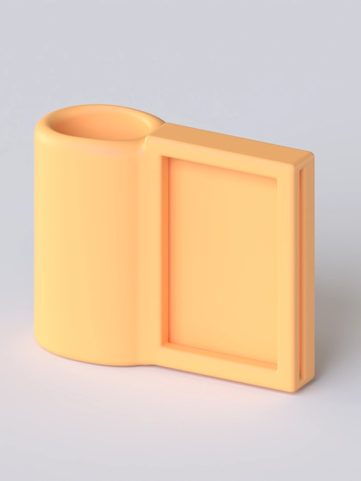 Polaroid frame and pencil holder 3D model