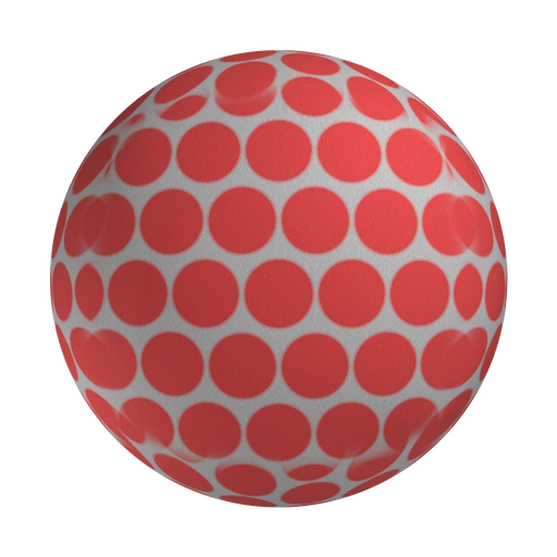 Polka Dot Fabric 3D material