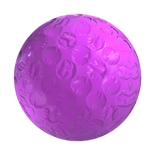 Purple Bubble Wrap 3D material
