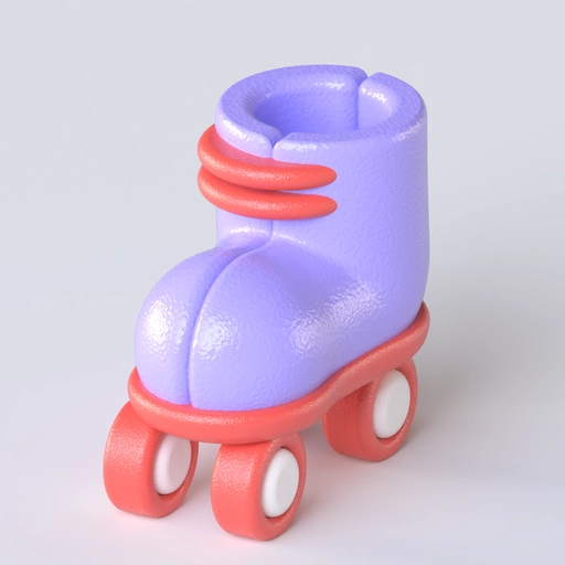 Quad Skate 3D model