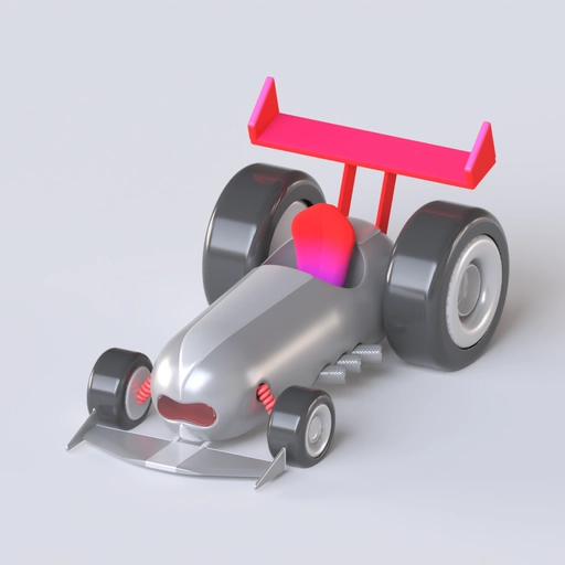 Racecar 4 3D model