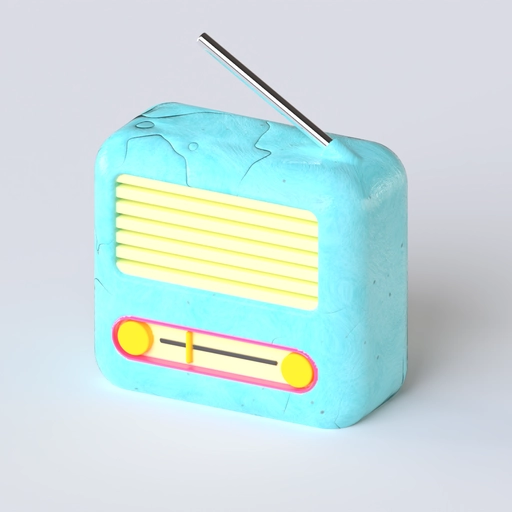Radio 3D model