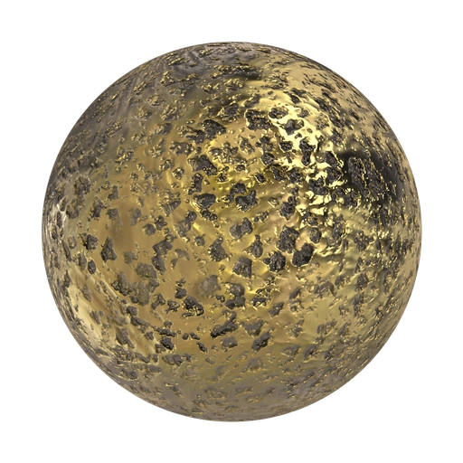Raw Gold 3D material
