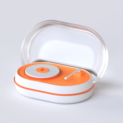 Record Player 3D model