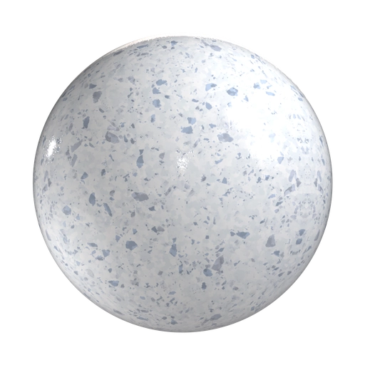 Recycled Light Gray Plastic 3D material