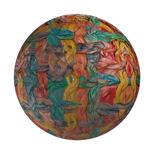 Recycled Plastic 3D material