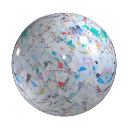 Recycled Plastic 1 3D material