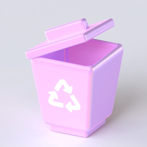 Recycling Bin 3D model