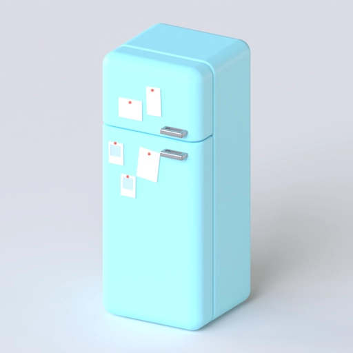 Refrigerator 2 3D model