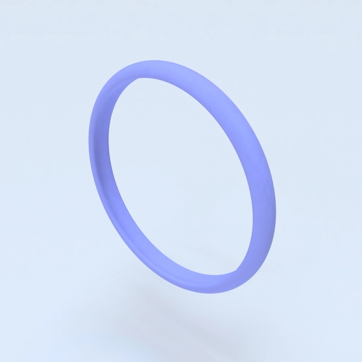 Ring Size 4 Template 3D model
