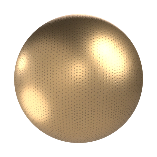 Riveted Brass 3D material