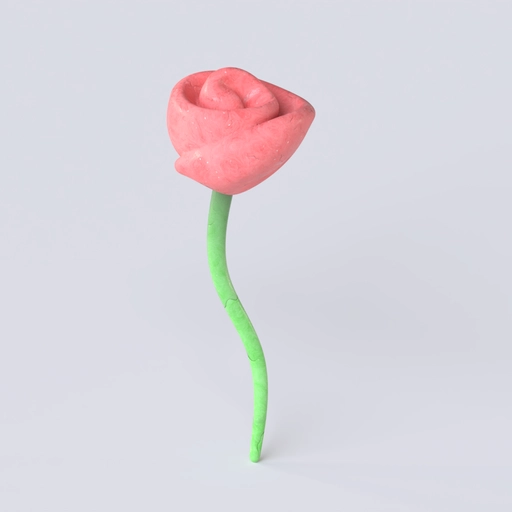 Rose 3D model