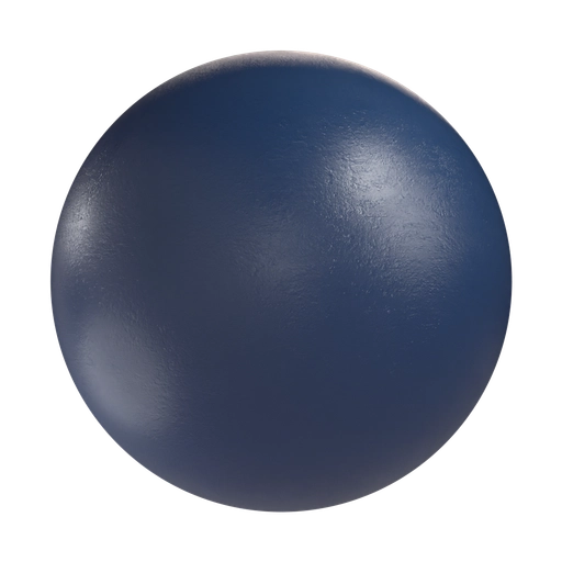 Rough Blue Rubber 3D material