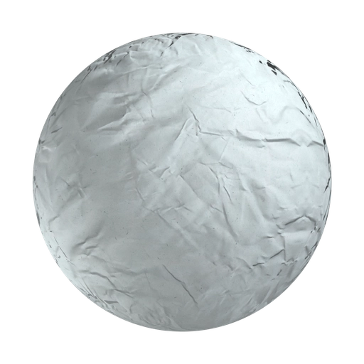 Rough Crumpled Paper 3D material