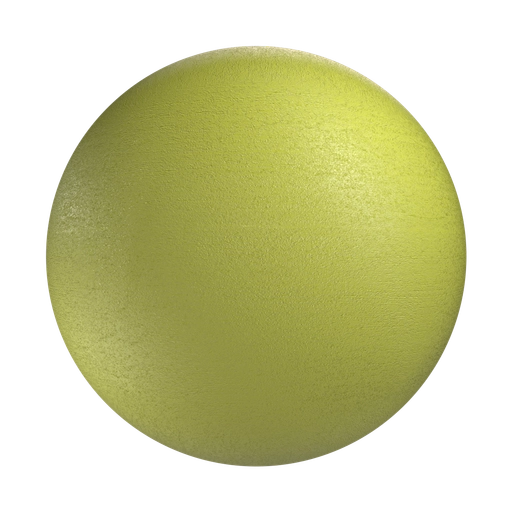 Rough Yellow Rubber 3D material
